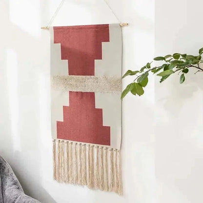 Vivolux | Macrame Hängender Baumwollteppich