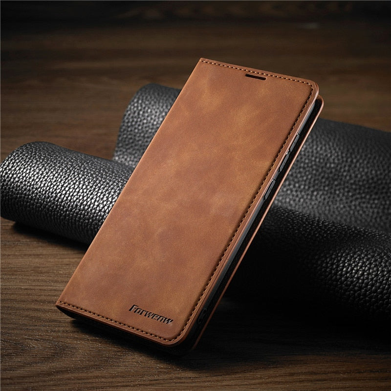 Vivolux | Huawei Hülle: Magnetische Leder Tasche für stilvollen Schutz