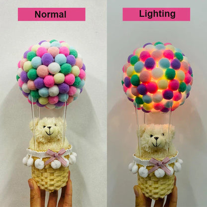 Vivolux | DIY Heißluftballon-förmige fliegende Tiere Nachtlampe