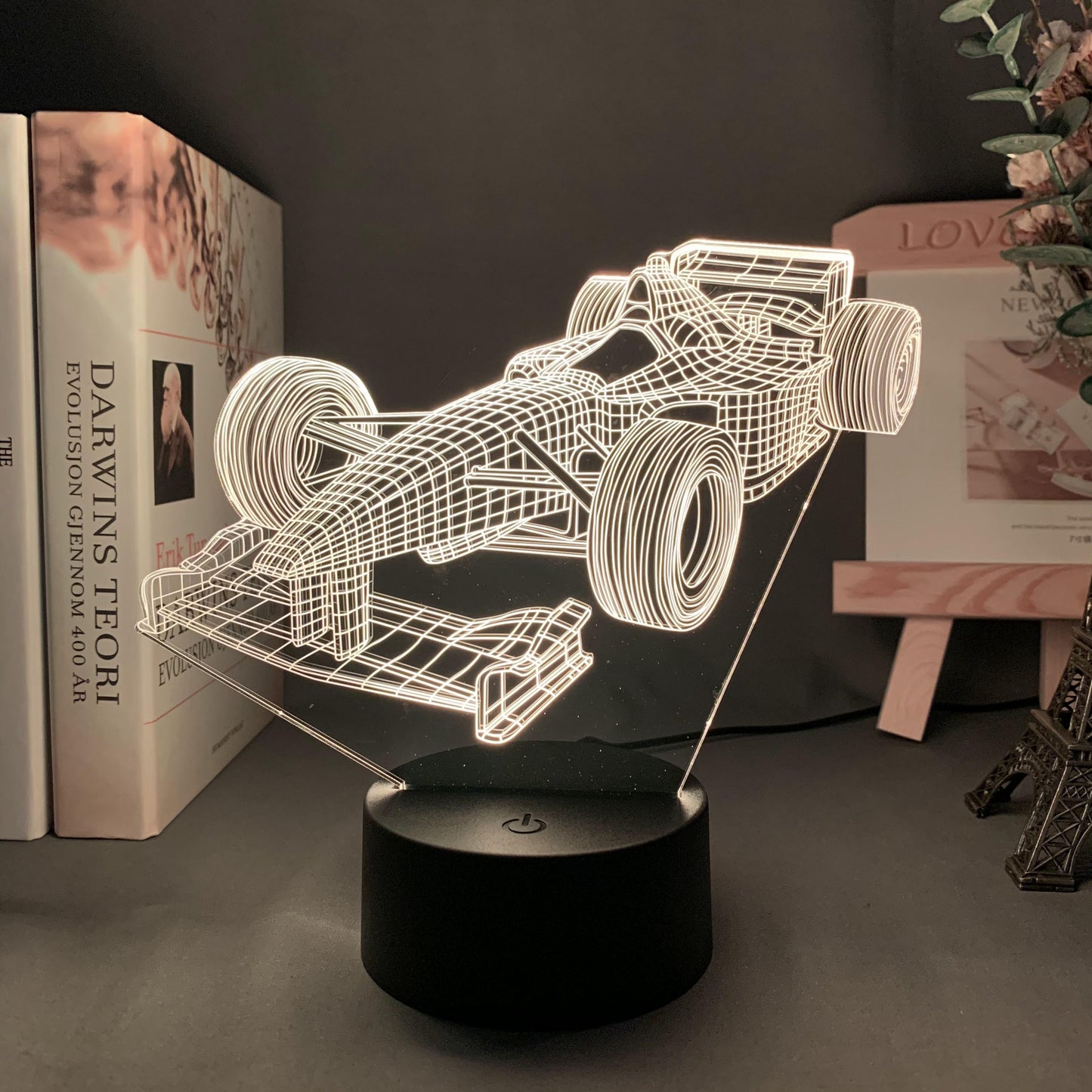 Vivolux | Formel-1-3D-Illusionslampe mit Farbmodus