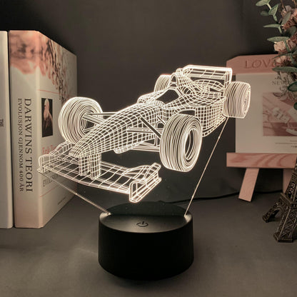 Vivolux | Formel-1-3D-Illusionslampe mit Farbmodus