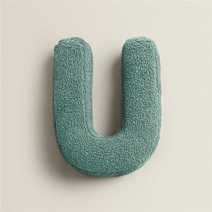 Vivolux | PlushLetter Kissen - Weiches Buchstaben-Kissen für Schlafzimmer und Kinderzimmer