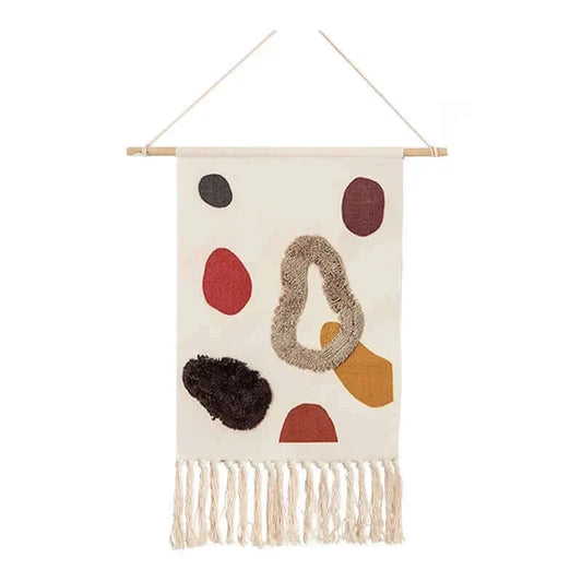 Vivolux | Macrame Hängender Baumwollteppich