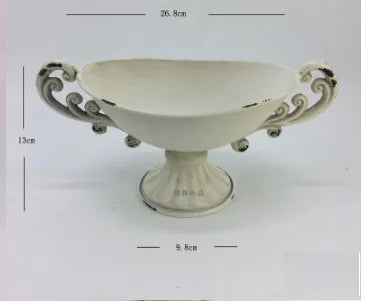 Vivolux | Europäische Vintage Kelchvase aus Eisen