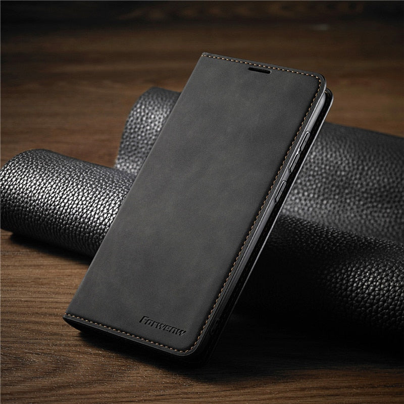 Vivolux | Huawei Hülle: Magnetische Leder Tasche für stilvollen Schutz