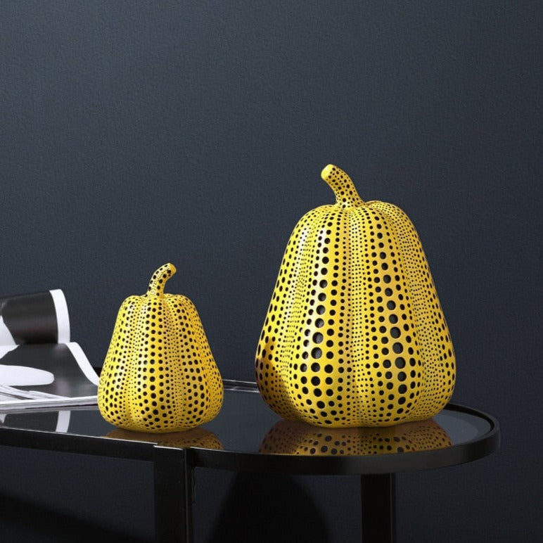 Vivolux | Kusama Yayoi Stil Kürbis Skulpturen