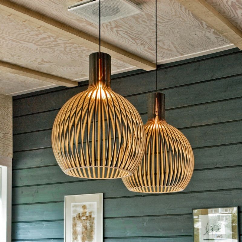 Vivolux | Handgefertigte Holz-Pendelleuchte
