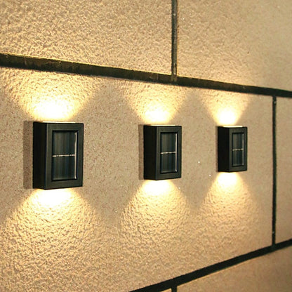 Solarbetriebene Terrassen-Wandleuchte