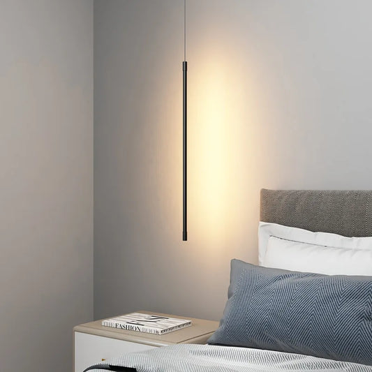 Vivolux | Nordic LED Pendelleuchte: Minimalistisches Design mit kreativen Linien, perfekt für das Schlafzimmer, Essbereich