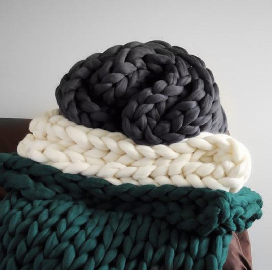 Vivolux | Schwere Strickdecke