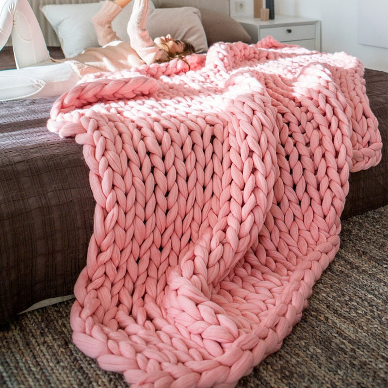 Vivolux | Schwere Strickdecke