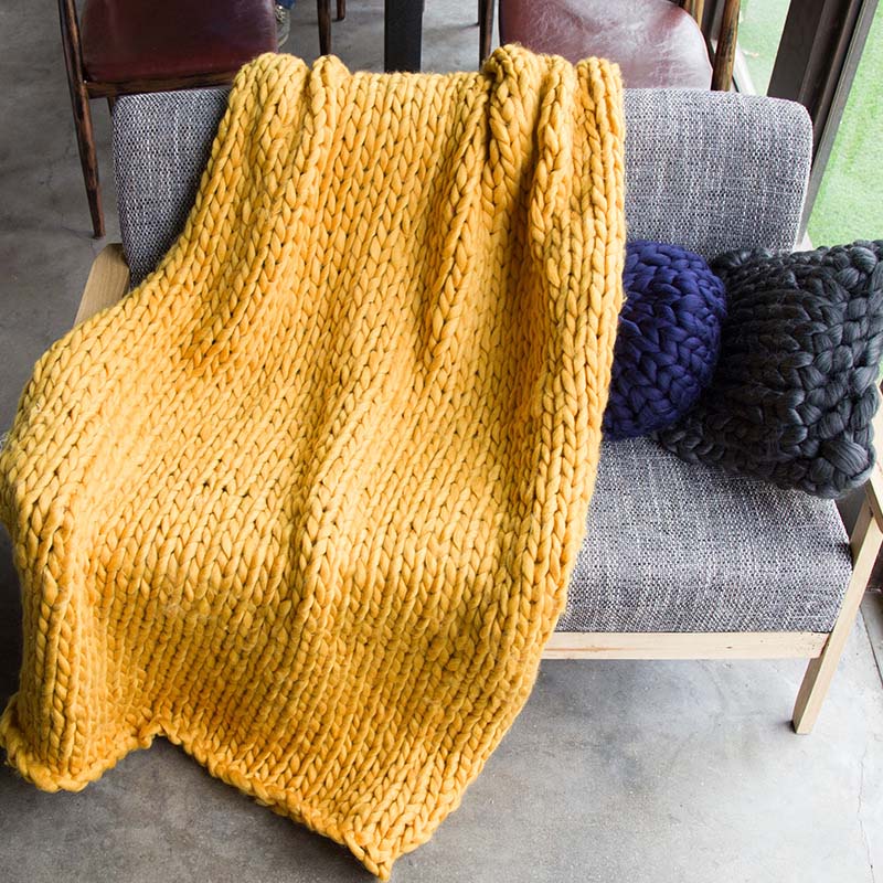 Vivolux | Schwere Strickdecke