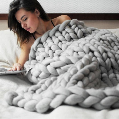 Vivolux | Schwere Strickdecke