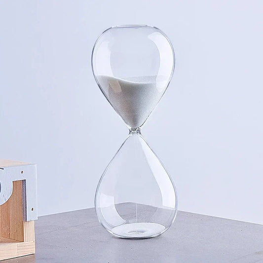 Vivolux | Glas Sanduhr Timer | Stilvolle Dekoration mit 5/10/30/60 Minuten Zeitangabe