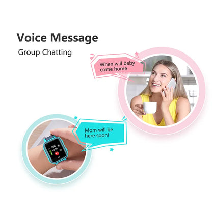 Vivolux | LT21 4G Kinder Smartwatch mit GPS, WiFi, Videoanruf, SOS, IP67 wasserdicht - Kindersicherheitstracker und Standortüberwachungs-Handy-Uhr