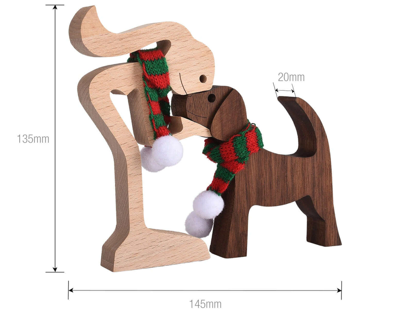 Vivolux | Dänische Holztiere Ornamente