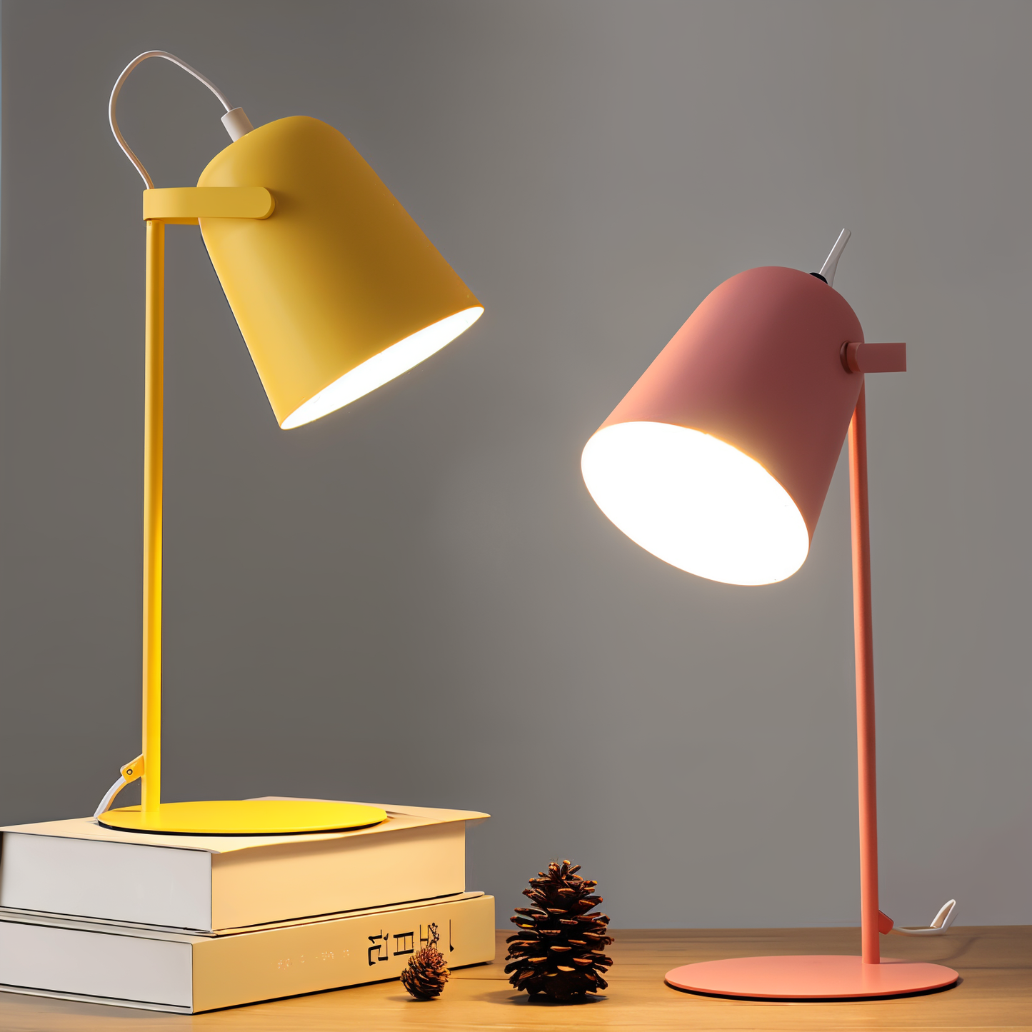 Vivolux | Macaron – Verstellbare Nordische Tischlampe für ein Stilvolles Büro
