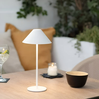 Vivolux | LumiLuxe - Dimmbare Nordic Cone LED-Tischleuchte mit Touch Control