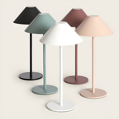 Vivolux | LumiLuxe - Dimmbare Nordic Cone LED-Tischleuchte mit Touch Control