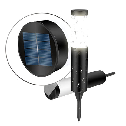 Vivolux | SolarShimmer - Edelstahl-Solar-Post-Leuchten Außenlampe