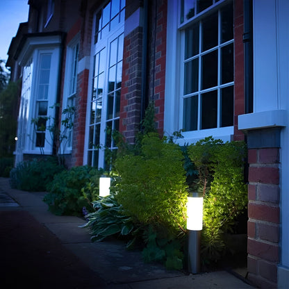 Vivolux | SolarShimmer - Edelstahl-Solar-Post-Leuchten Außenlampe