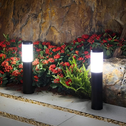 Vivolux | SolarShimmer - Edelstahl-Solar-Post-Leuchten Außenlampe