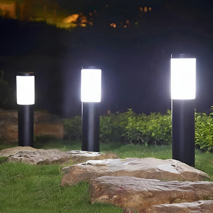 Vivolux | SolarShimmer - Edelstahl-Solar-Post-Leuchten Außenlampe