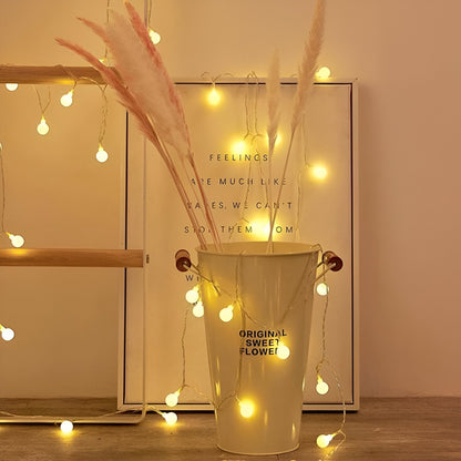 Vivolux | Sparkle Lichterkette - Dekorative Kugel, Blumen, Stern, Schneeflocke LED Lichterkette