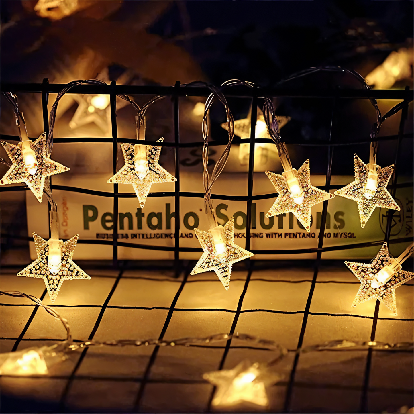 Vivolux | Sparkle Lichterkette - Dekorative Kugel, Blumen, Stern, Schneeflocke LED Lichterkette