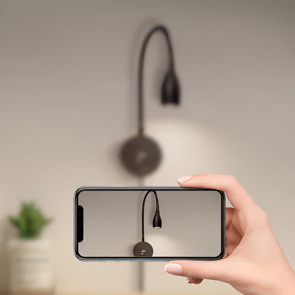 Vivolux | TouchGlow - 2-in-1-Schwanenhals-Wandleuchte mit USB-Ladegerät für gemütliche Leseabende