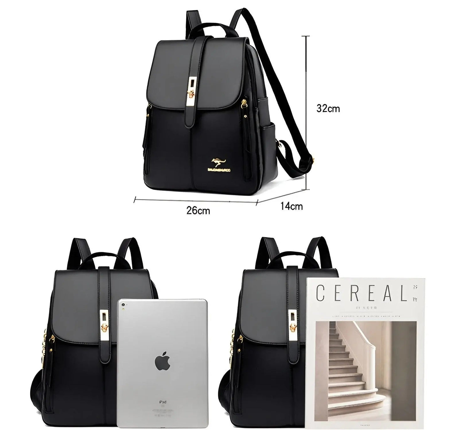 Alena Rucksack - Luxuriöse und Hochwertige Leder Damenhandtasche