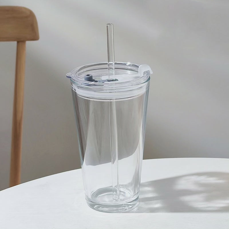 Vivolux | Round Transparent Borosilicate Drinking Tumbler