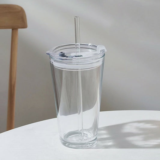 Vivolux | Round Transparent Borosilicate Drinking Tumbler