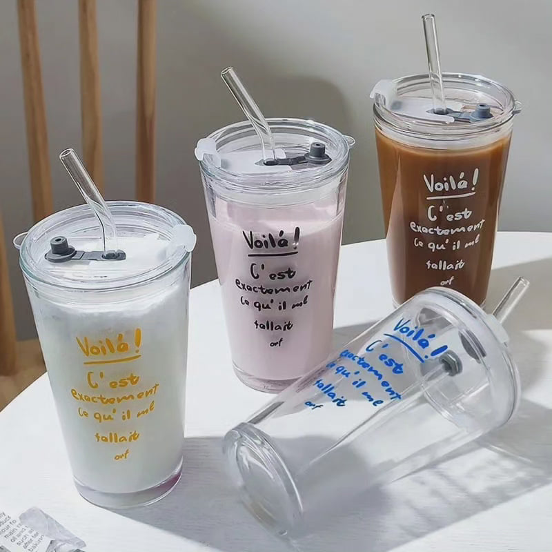 Vivolux | Round Transparent Borosilicate Drinking Tumbler