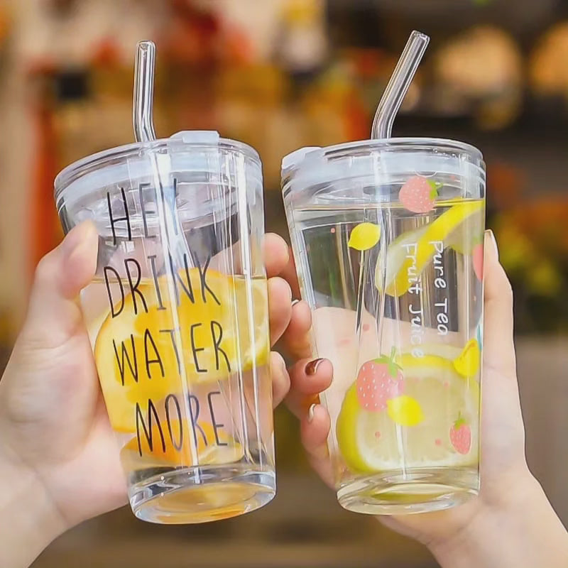 Vivolux | Round Transparent Borosilicate Drinking Tumbler