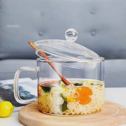 Vivolux | Glas hitzebeständiger Kochtopf