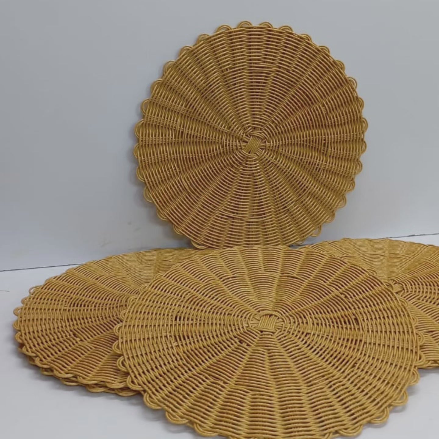 Vivolux | 6-teiliges Set Dickere Rattan Tischset