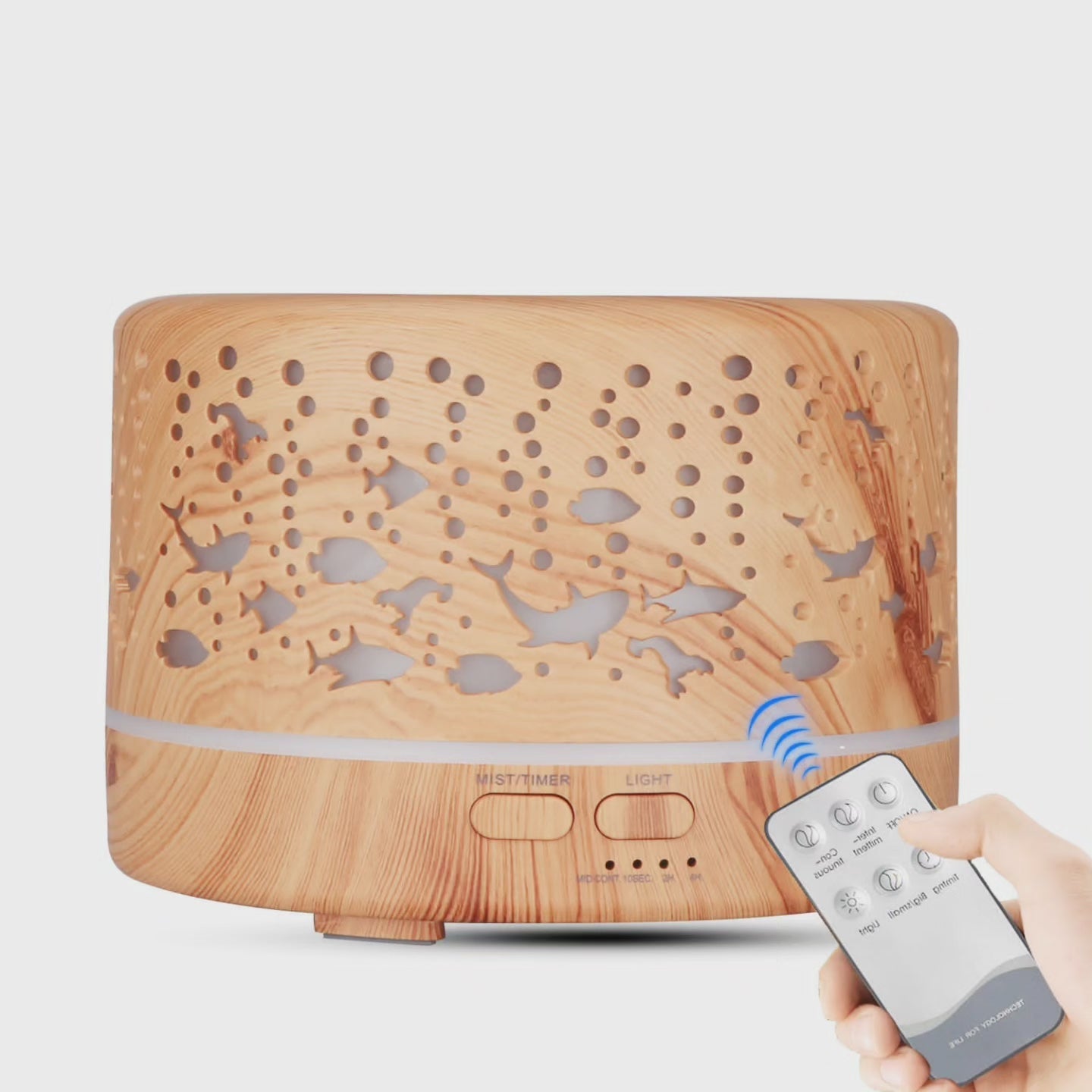 Vivolux | Ultraschall Aroma Diffusor Luftbefeuchter mit Fernbedienung