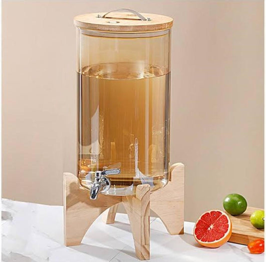 Vivolux | 3,6 L Glasbehälter mit Bambusständer