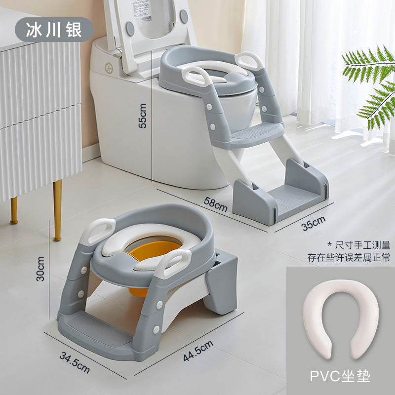 Vivolux | 2 in 1 Toiletten-Töpfchen-Trainer-Sitz mit einer Leiter