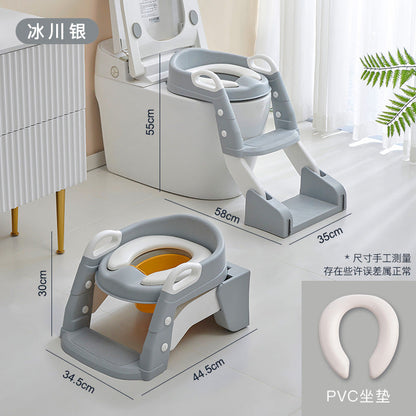 Vivolux | 2 in 1 Toiletten-Töpfchen-Trainer-Sitz mit einer Leiter