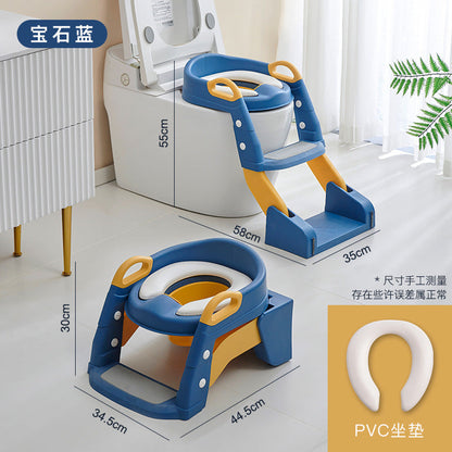 Vivolux | 2 in 1 Toiletten-Töpfchen-Trainer-Sitz mit einer Leiter