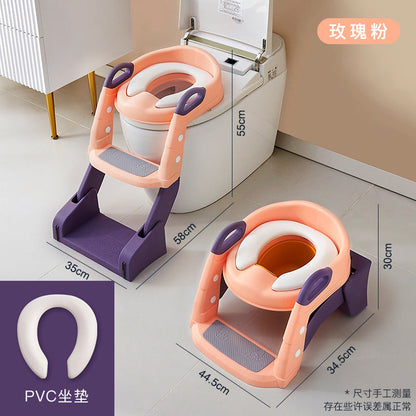 Vivolux | 2 in 1 Toiletten-Töpfchen-Trainer-Sitz mit einer Leiter