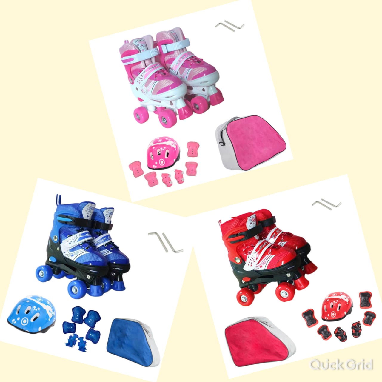 Vivolux | Skate Schuhe und Schutzausrüstung Set