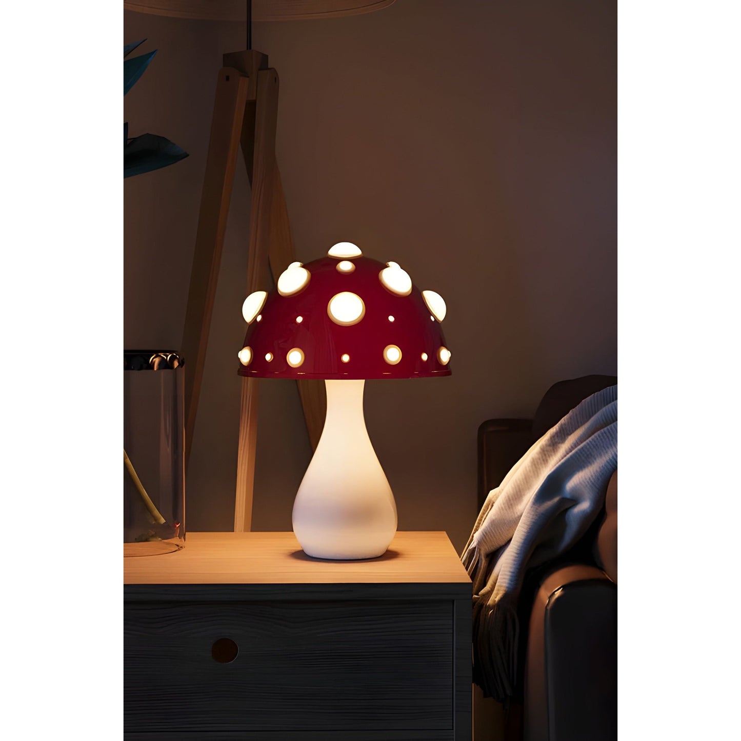 Vivolux | Lampe - Dekorative Pilz-Tischlampe