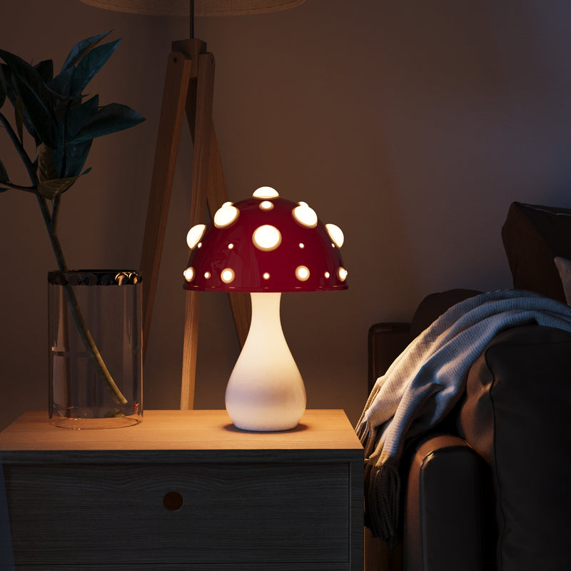 Vivolux | LumiFungi – Luxe LED Tischlampe mit Stimmungsvollem Pilz-Design und Dimmbares Licht