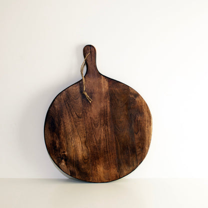 Vivolux | Irregular Round Dark Brown Chopping Boards