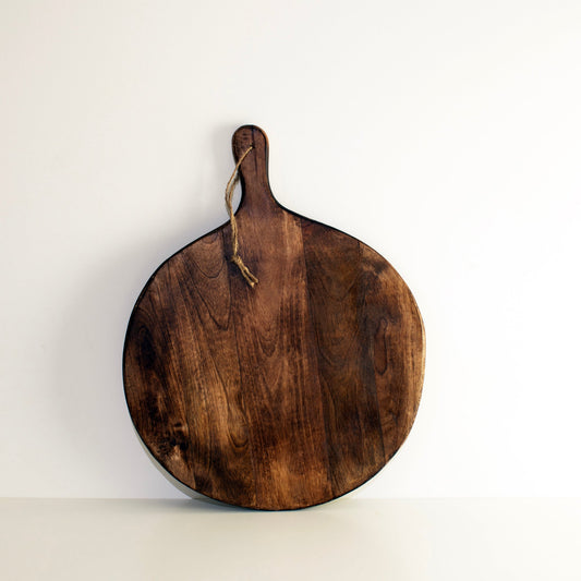 Vivolux | Irregular Round Dark Brown Chopping Boards