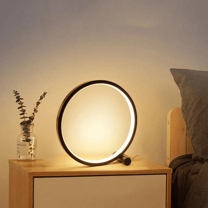 Vivolux | Halo Glo Lampe – minimalistische dimmbare runde LED-Tischlampe