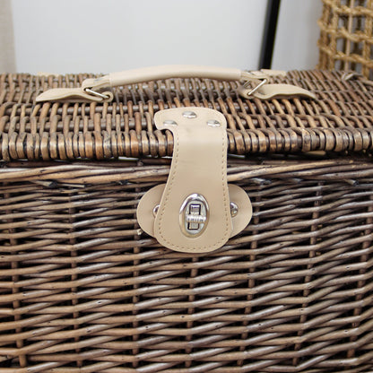 Vivolux | Antique Wash Wicker Chest Hamper
